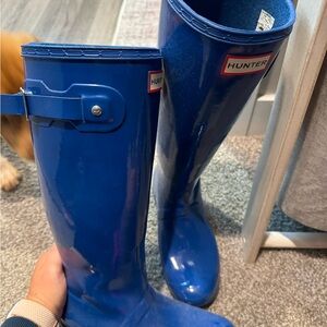 Blue Hunter Tall Boots